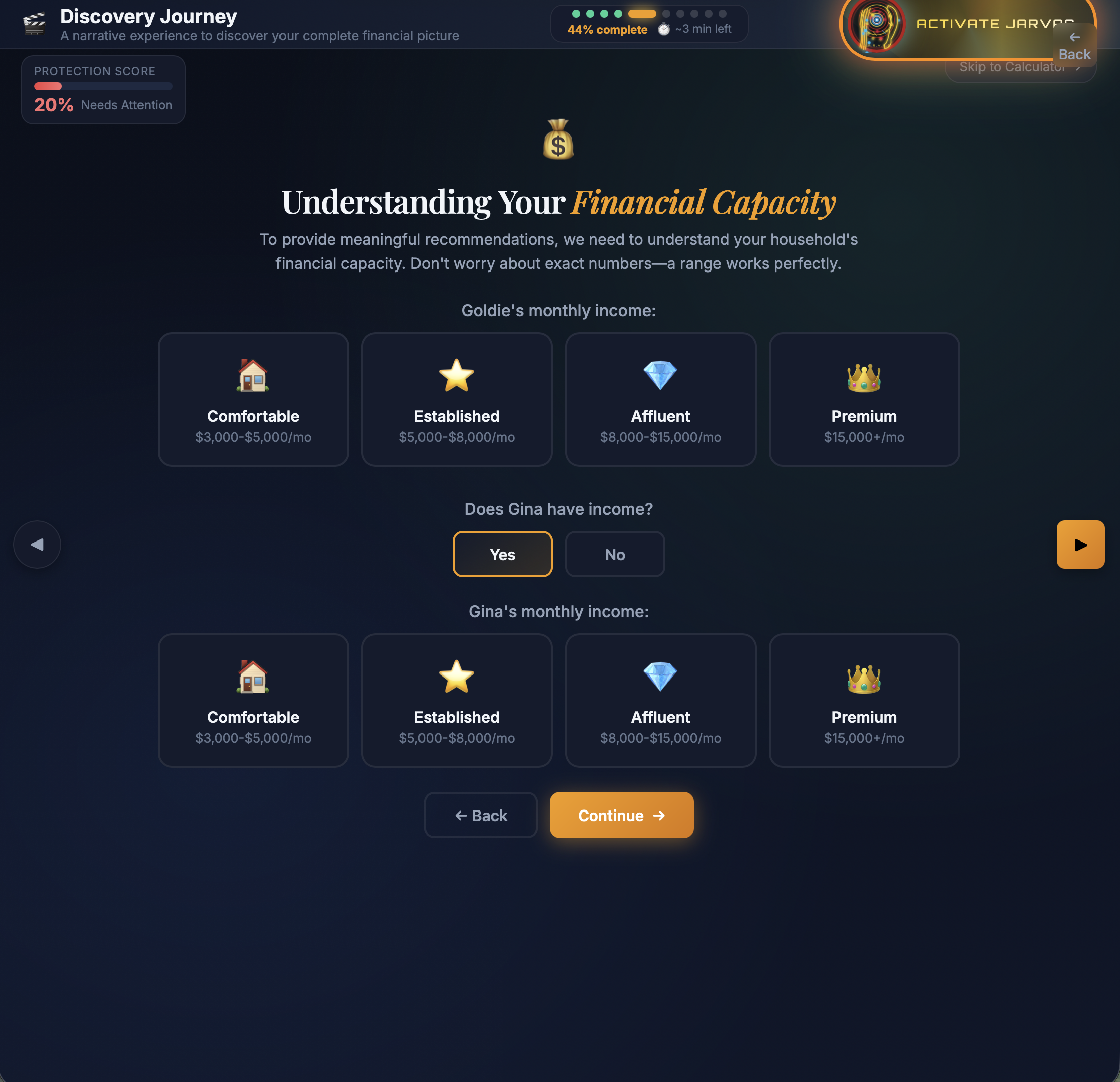 Discovery Journey — A cinematic experience that uncovers priorities and needs — view 3